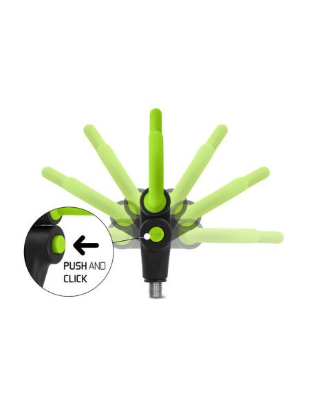 Delphin REAXE U Model L Rod Rest Front Rutenauflage Top Part Method Feeder-Angelzubehör-JJ-Fishing