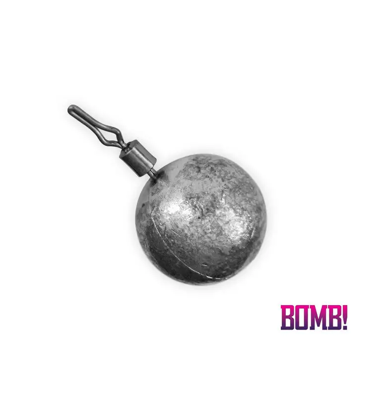 Delphin BOMB! 7g Drop-Shot Blei Rund 5 Stk. Runde Form Quick Change-Endtackle-JJ-Fishing
