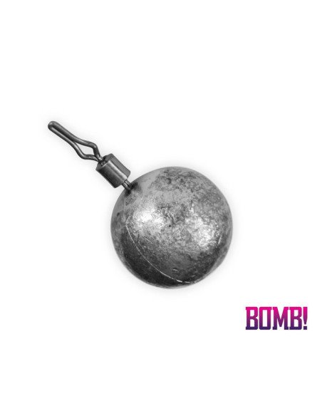Delphin BOMB! 18g Drop-Shot Blei Rund 5 Stk. Runde Form Quick Change-Endtackle-JJ-Fishing