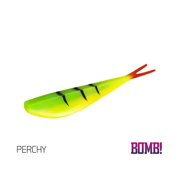 Delphin BOMB! D-SHOT 10,5 cm PERCHY Gummifisch 5 Stk. Drop Shot Angeln-Köder-JJ-Fishing