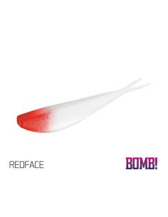 Delphin BOMB! D-SHOT 10,5 cm REDFACE Gummifisch 5 Stk. Drop Shot Angeln-Köder-JJ-Fishing