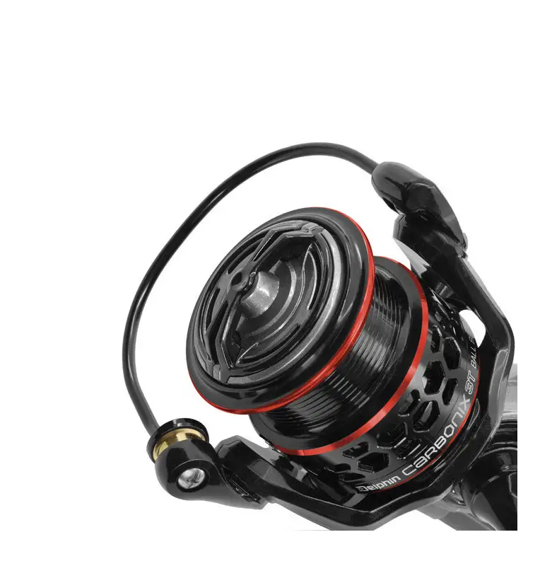 Delphin CarbonIX 2T 2000 Spinnrolle Carbon Edition Predator Profi Angelrolle-Rollen-JJ-Fishing