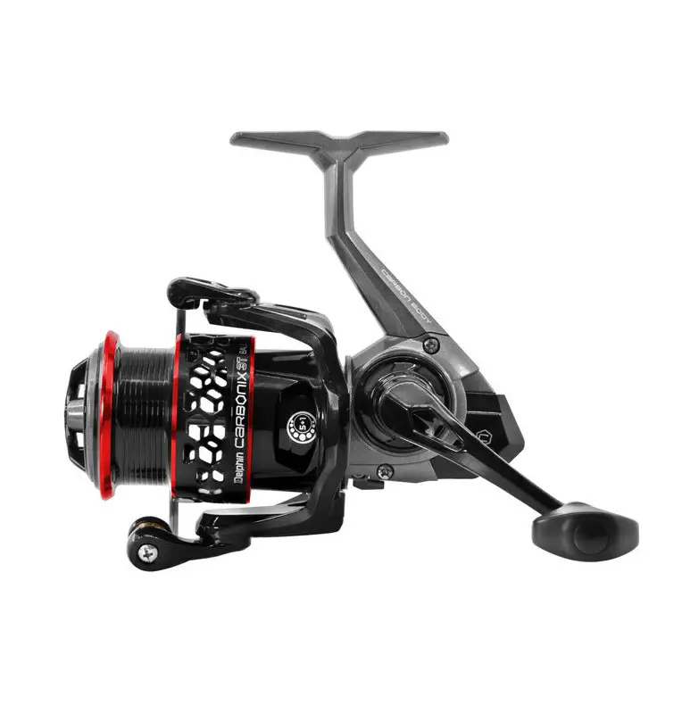 Delphin CarbonIX 3T 3000 Spinnrolle Carbon Edition Predator Profi Angelrolle-Rollen-JJ-Fishing