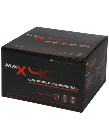 NGT Max 40 Carp Runner Freilaufrolle mit Schnur Angelrolle-Freilaufrollen-JJ-Fishing