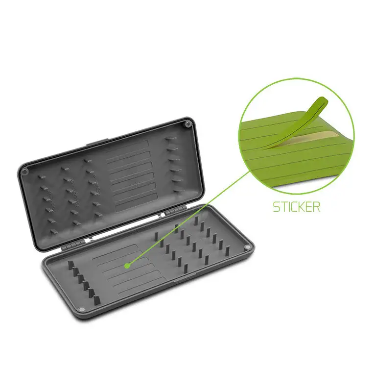 Delphin HardBOX REAXE 200x97mm Method Feeder Rig Box Vorfachtasche Feeder Angeln-Tackle & Co-JJ-Fishing