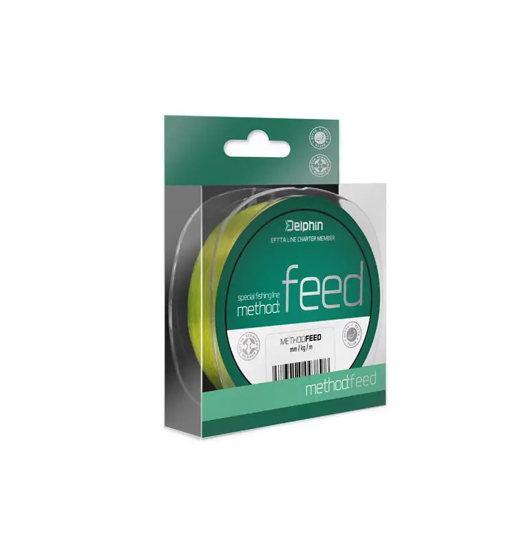 Delphin Method Feeder Line 0,22mm 4,2kg 300m Gelb Monofile Angelschnur Weitwurfschnur-Endtackle-JJ-Fishing