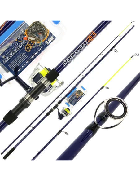 NGT Angling Pursuits Beachcaster Combo - Beachcaster Rod, Reel and Accessory Set-Brandungsruten-JJ-Fishing