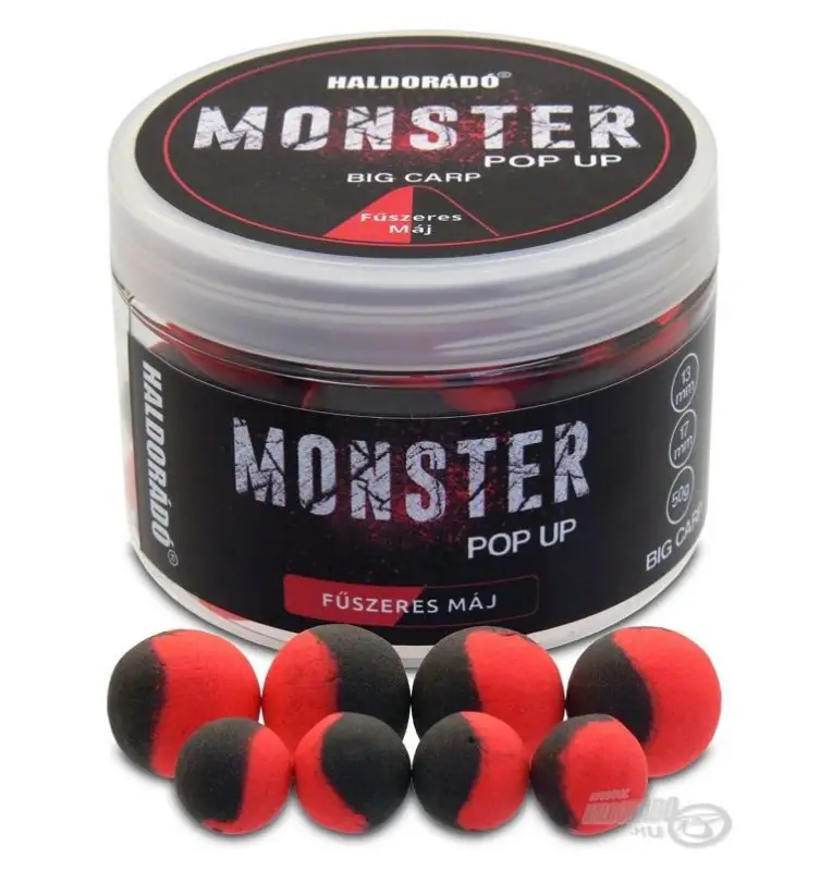 Haldorado MONSTER Spicy Liver Pop Up Big Carp 13-17 mm-Köder-JJ-Fishing