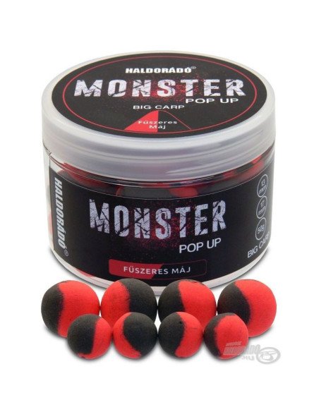 Haldorado MONSTER Spicy Liver Pop Up Big Carp 13-17 mm-Köder-JJ-Fishing