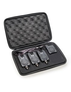 Mivardi MCA Wireless 3+1 Funkbissanzeiger Set mit Tasche Farbtausch-Tackle & Co-JJ-Fishing