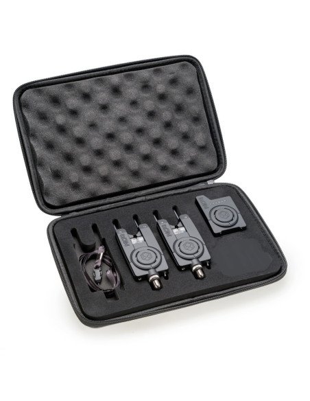 Mivardi MCA Wireless 2+1 Funkbissanzeiger Set mit Tasche Farbtausch-Tackle & Co-JJ-Fishing