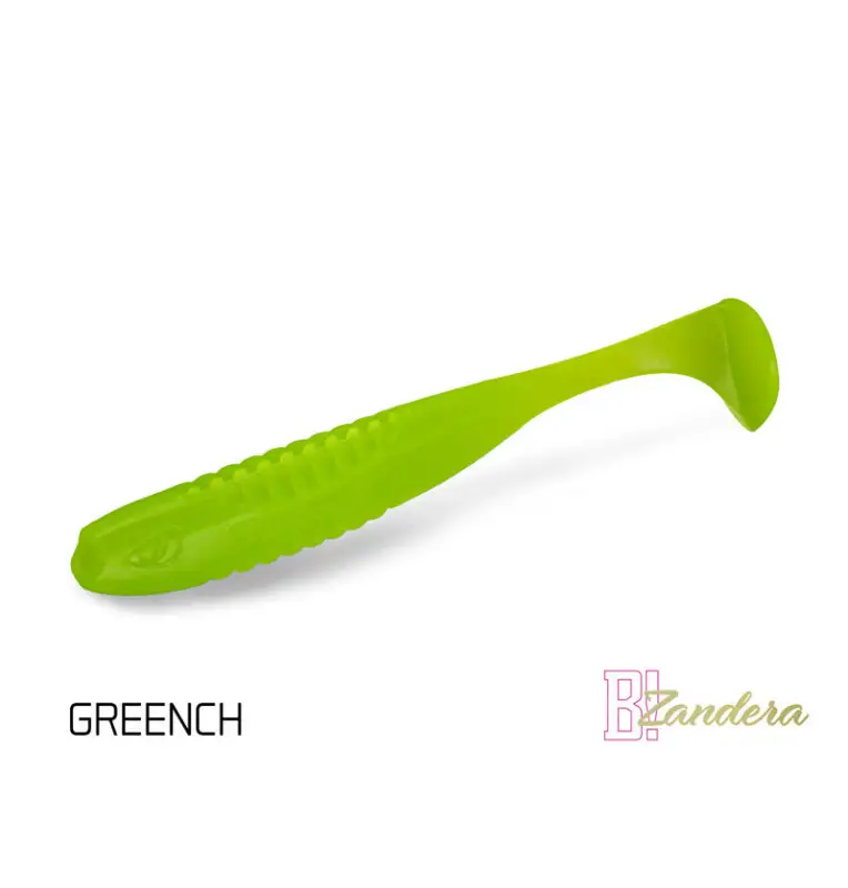 Delphin ZANDERA FlexiFLOAT GREENCH 12cm UV Active Gummifisch Zander Special Köder 5 Stk.-Bait-JJ-Fishing