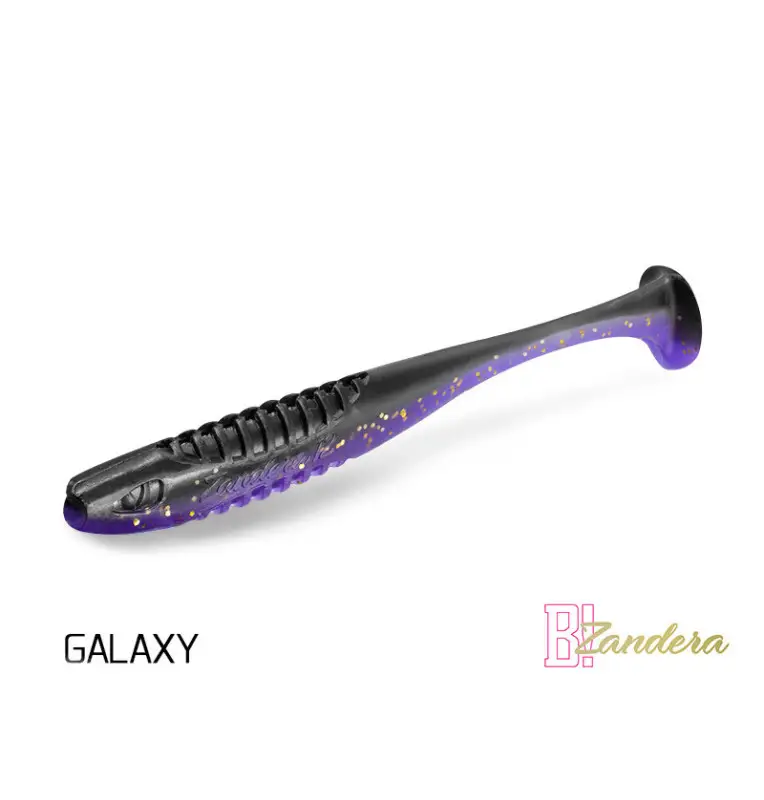 Delphin ZANDERA FlexiFLOAT GALAXY 12cm UV Active Gummifisch Zander Special Köder 5 Stk.-Köder-JJ-Fishing