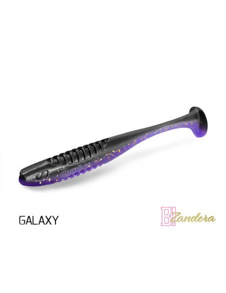 Delphin ZANDERA FlexiFLOAT GALAXY 12cm UV Active Gummifisch Zander Special Köder 5 Stk.-Köder-JJ-Fishing
