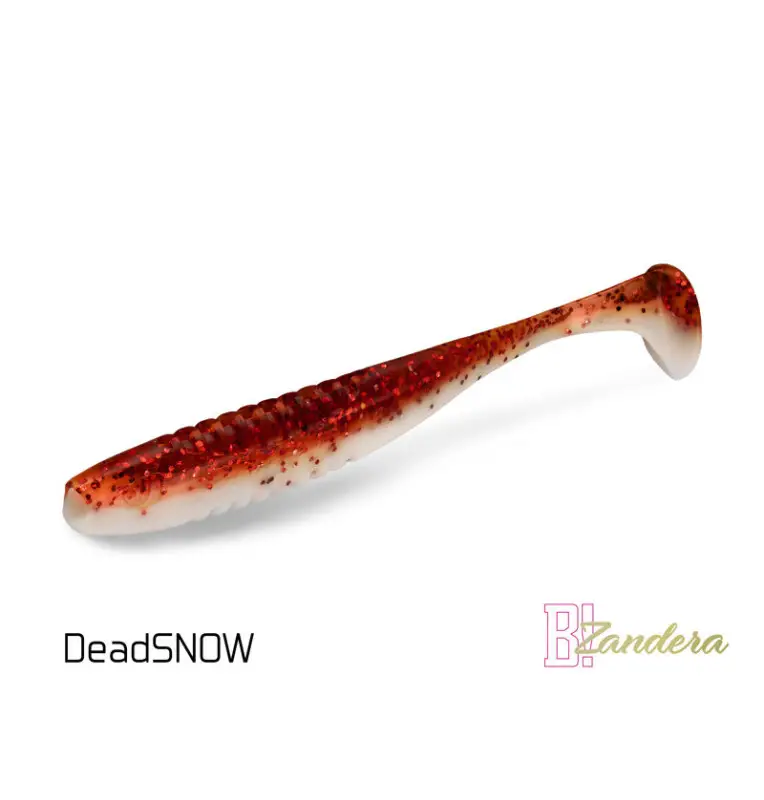 Delphin ZANDERA FlexiFLOAT DEADSNOW 12cm UV Active Gummifisch Zander Special Köder 5 Stk.-Bait-JJ-Fishing