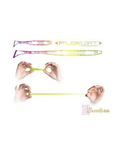 Delphin ZANDERA FlexiFLOAT BERRY 12cm UV Active Gummifisch Zander Special Köder 5 Stk.-Köder-JJ-Fishing 2