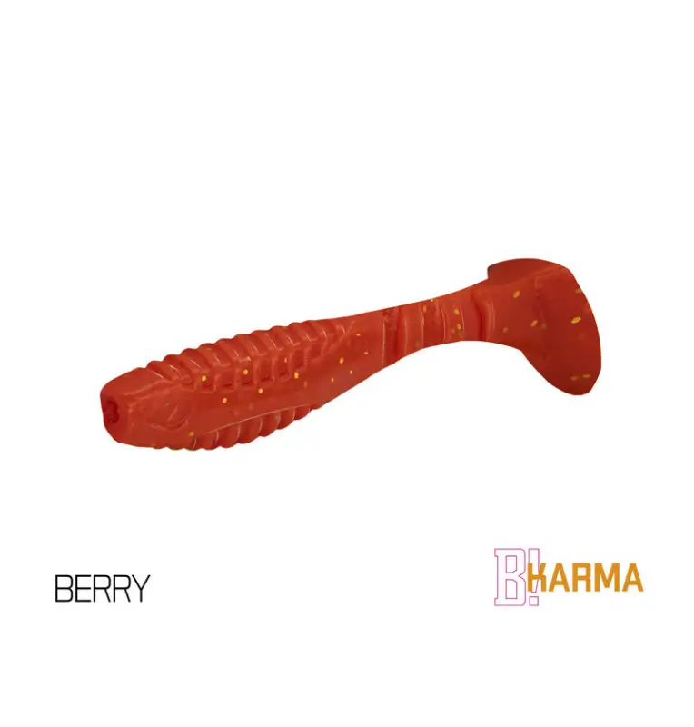 Delphin Karma UV Active BERRY 10cm 5 Stück LängeActive Salted Gummifische-Köder-JJ-Fishing