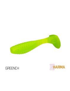 Delphin Karma UV Active GREENCH 10cm 5 Stück Länge Active Salted Gummifische-Köder-JJ-Fishing
