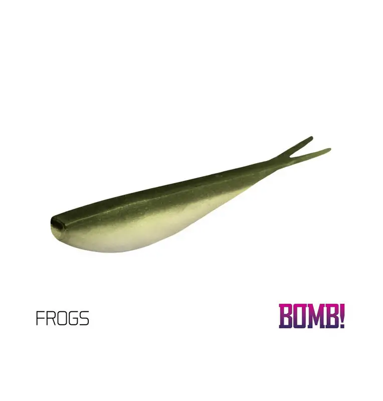Delphin BOMB! D-SHOT 10,5 cm FROGS Gummifisch 5 Stk. Drop Shot Angeln-Köder-JJ-Fishing