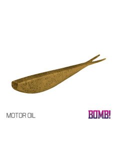 Delphin BOMB! D-SHOT 10,5 cm MOTOR OIL Gummifisch 5 Stk. Drop Shot Angeln-Köder-JJ-Fishing