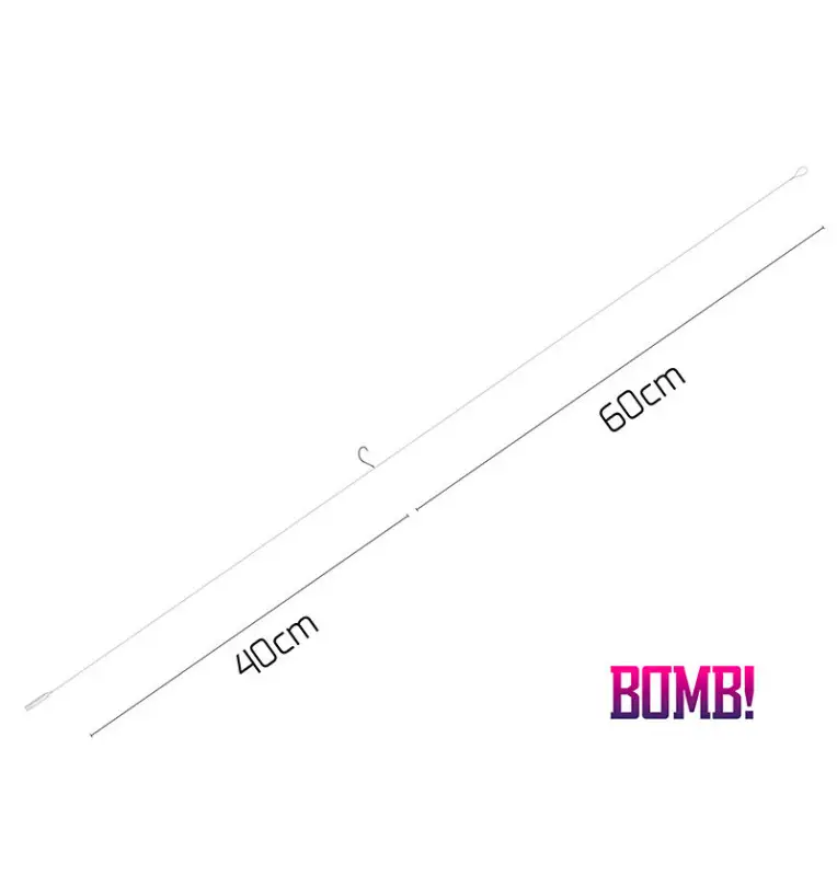 Delphin BOMB! D-SHOT Größe 2 0,20mm Drop Shot Ready Vorfach 1m 5 Stk.-Endtackle-JJ-Fishing