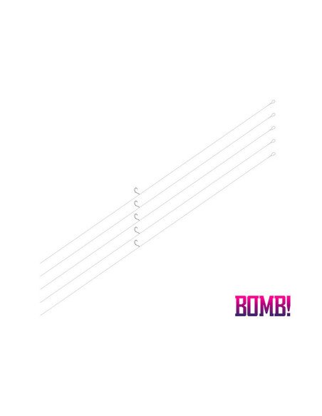 Delphin BOMB! D-SHOT Größe 2 0,20mm Drop Shot Ready Vorfach 1m 5 Stk.-Endtackle-JJ-Fishing