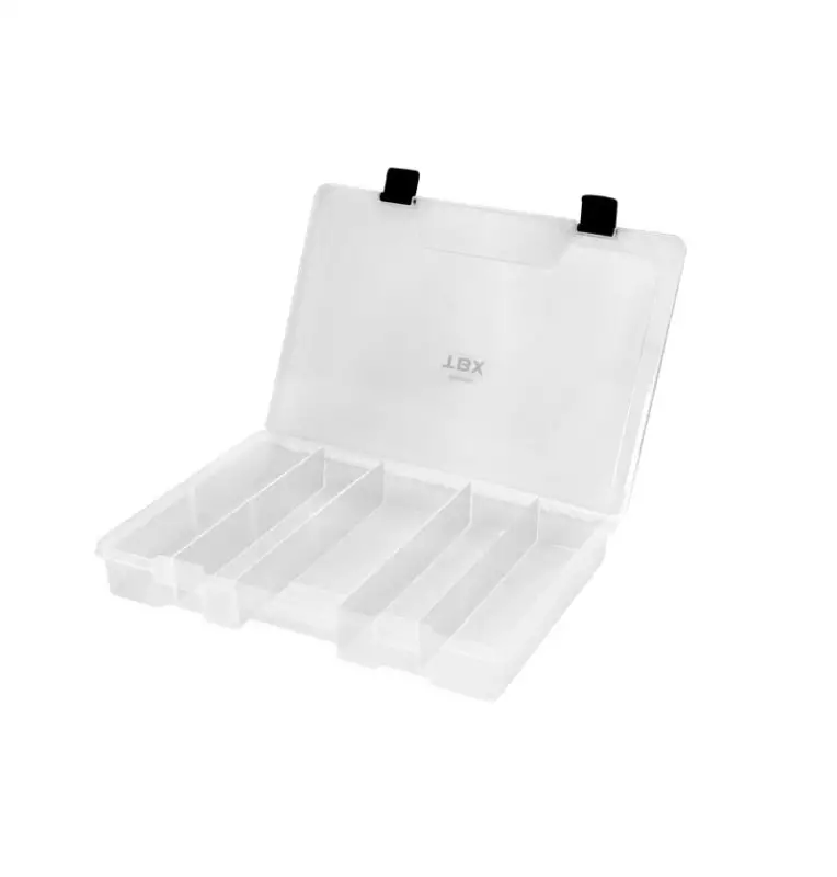 Delphin TBX One Kunstköderbox Spinnangler Box 350-5P Clip 350x250x48mm-Angelzubehör-JJ-Fishing