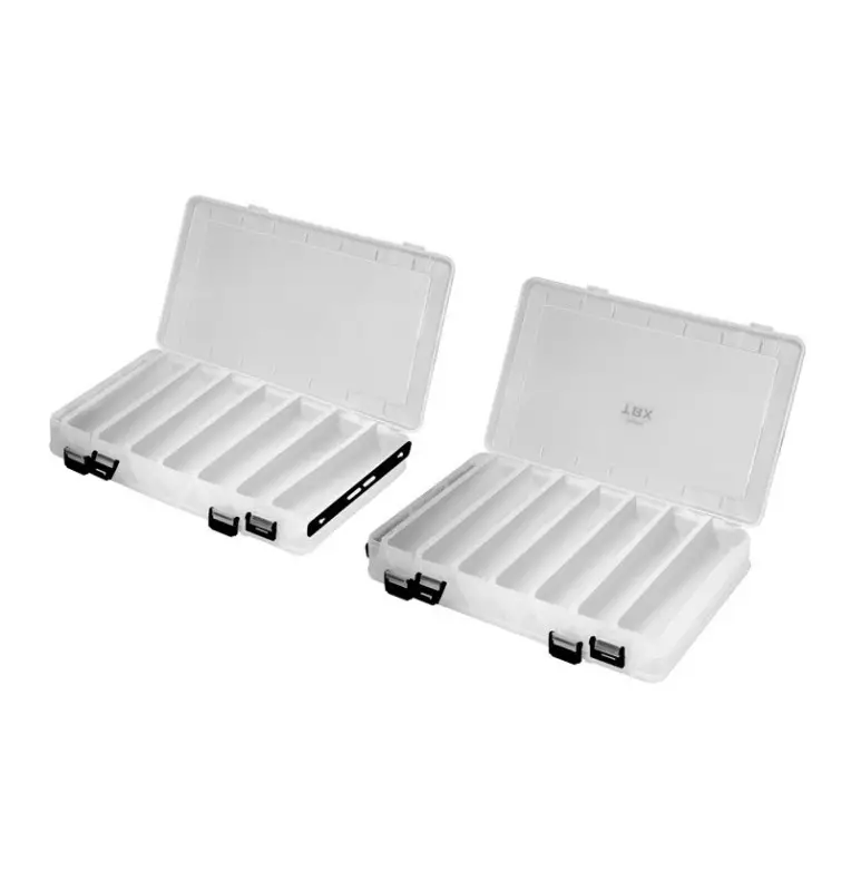 Delphin TBX Duo Kunstköderbox Spinnangler Box 276-16P Clip 276x176x49mm-Angelzubehör-JJ-Fishing