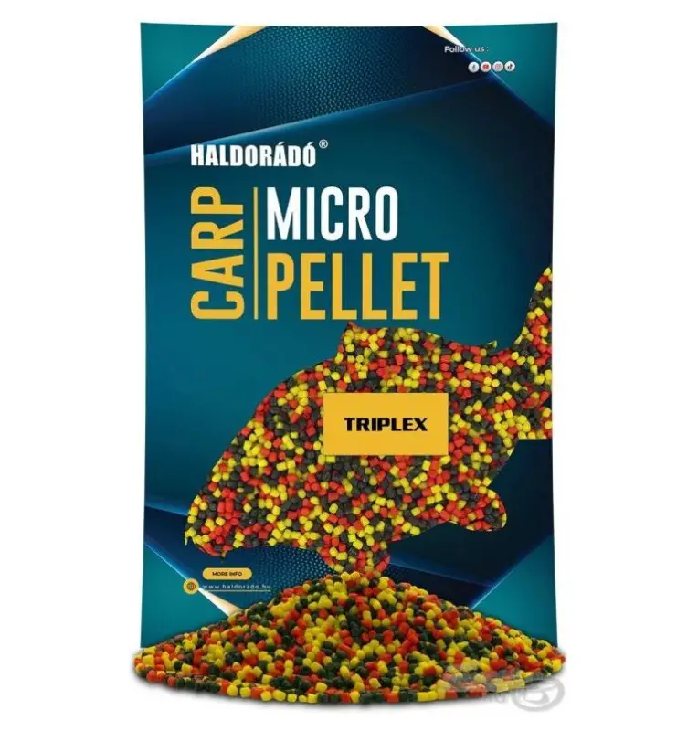 Haldorado Micro Carp Pellet Triple X 600g 2,5mm Method Feeder Multicollor Mix-Köder-JJ-Fishing