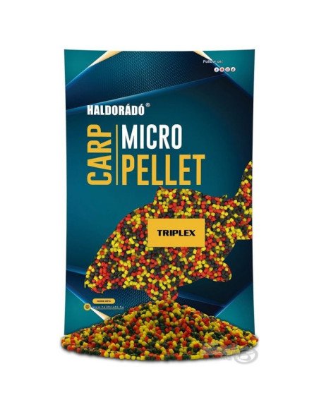 Haldorado Micro Carp Pellet Triple X 600g 2,5mm Method Feeder Multicollor Mix-Köder-JJ-Fishing