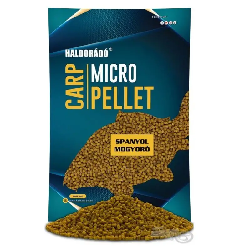 Haldorado Micro Carp Pellet Spanische Haselnuss 600g 2,5mm Method Feeder Braun-Köder-JJ-Fishing