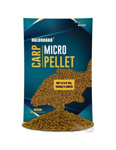 Haldorado Micro Carp Pellet Spanische Haselnuss 600g 2,5mm Method Feeder Braun-Köder-JJ-Fishing