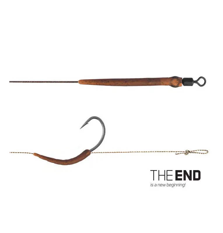 Delphin The End Boilie Rig Hakengröße 8 20cm 25lb 2 Stück Karpfen Vorfach-Startseite-JJ-Fishing