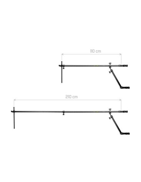 Delphin REAXE ProfixARM 110-210cm Method Feeder Feeder Arm 2 Punk Montage Extra Stabil-Tackle & Co-JJ-Fishing