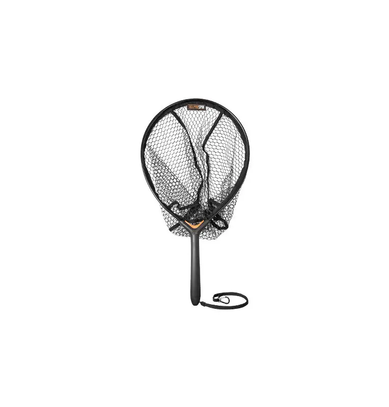 Delphin SPIN-R Rubber Net 50x40cm Raubfischkescher Spinnkescher Gummi Netz-Tackle & Co-JJ-Fishing