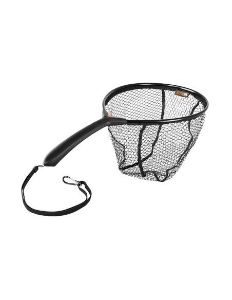 Delphin SPIN-R Rubber Net 50x40cm Raubfischkescher Spinnkescher Gummi Netz-Tackle & Co-JJ-Fishing