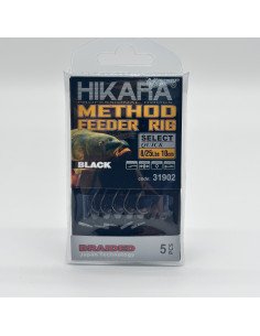 Traper Hikara Method Feeder Rig Nr. 8 25lbs Select Quick Vorfächer Angeln-Endtackle-JJ-Fishing
