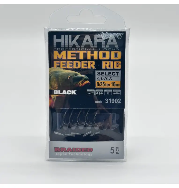 Traper Hikara Method Feeder Rig Nr. 8 25lbs Select Quick-Endtackle-JJ-Fishing