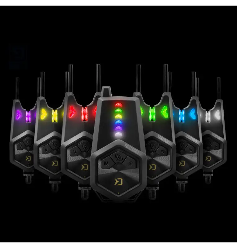 Delphin TECTON 3+1 Funk Bissanzeiger Set Premium Qualität mit Transporttasche-Tackle & Co-JJ-Fishing