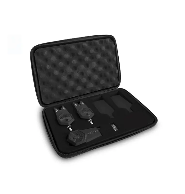 Delphin TECTON 3+1 Funk Bissanzeiger Set Premium Qualität mit Transporttasche-Tackle & Co-JJ-Fishing