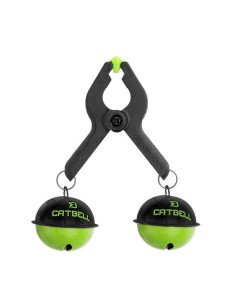 Delphin CatBELL Wels Glocke Wels Bissanzeige Klemme Doppelglocke Welsglocke-Tackle & Co-JJ-Fishing