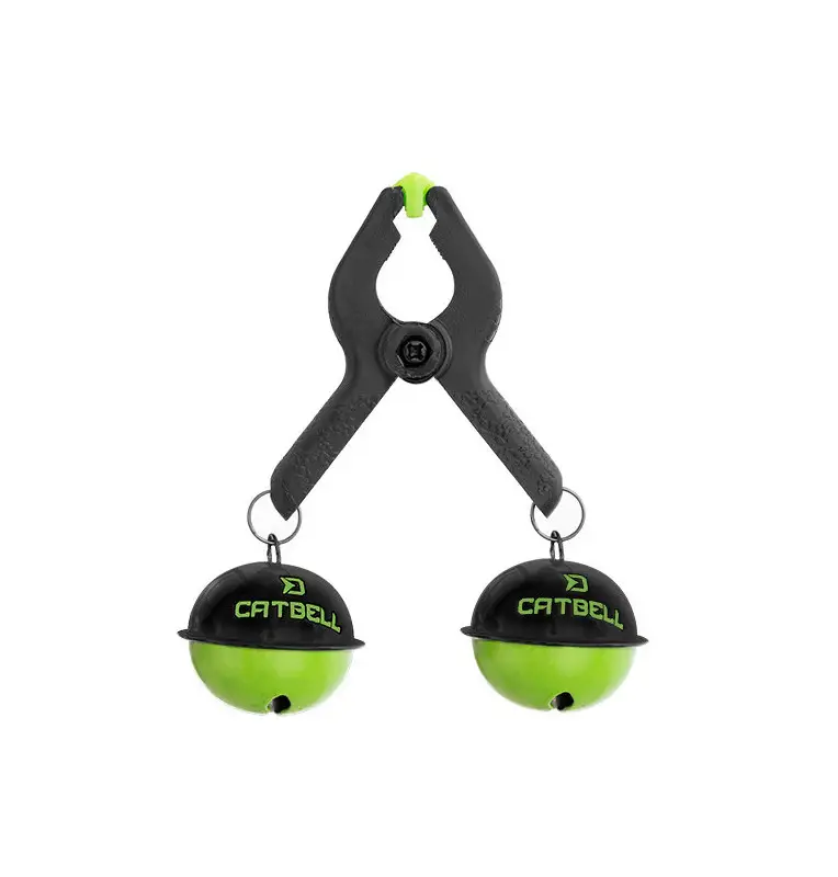 Delphin CatBELL Wels Glocke Wels Bissanzeige Klemme Doppelglocke Welsglocke-Tackle & Co-JJ-Fishing