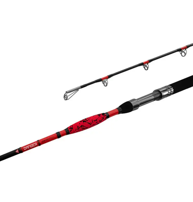 Delphin DANGER CatFISH 285cm 350g Welsrute Profi Angelrute Wels Angel-Ruten-JJ-Fishing