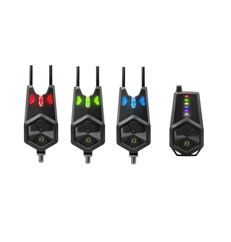 Delphin TECTON 3+1 Funk Bissanzeiger Set Premium Qualität mit Transporttasche-Tackle & Co-JJ-Fishing