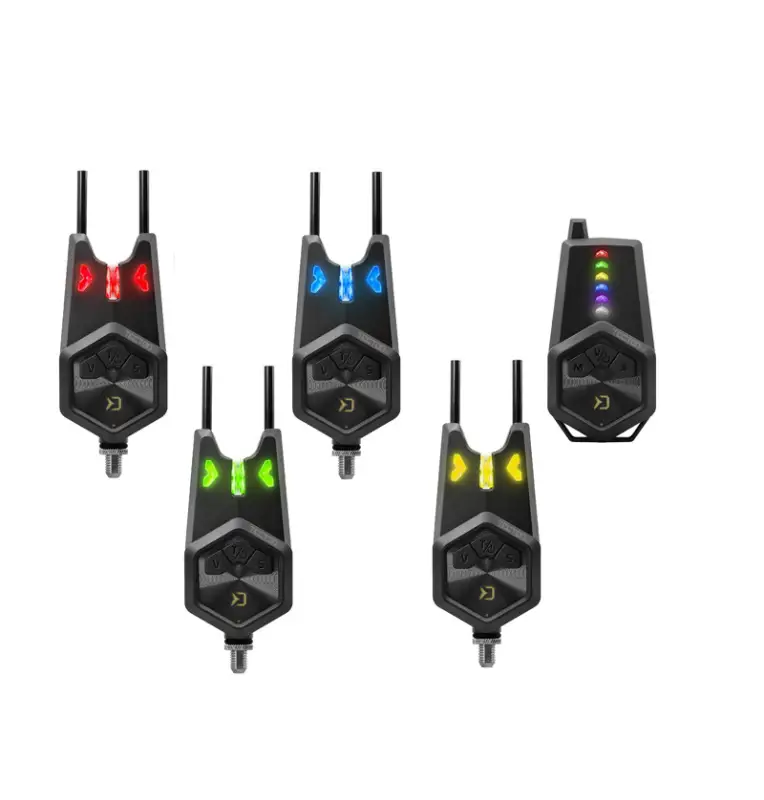 Delphin TECTON 4+1 Funk Bissanzeiger Set Premium Qualität mit Transporttasche-Tackle & Co-JJ-Fishing