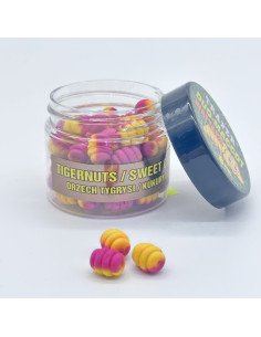 Traper Fluo Duo Color Maggot 8mm Tigernuss Sweet Corn 25g UV Active-Köder-JJ-Fishing