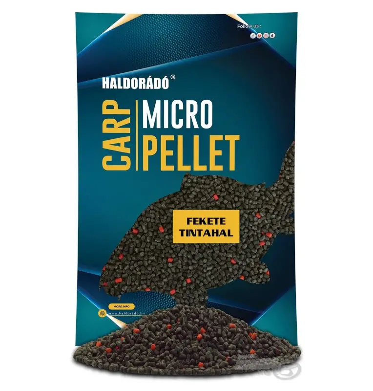 Haldorado Micro Carp Pellet Black Squid 600g 2,5mm Method Feeder Schwarz-Köder-JJ-Fishing