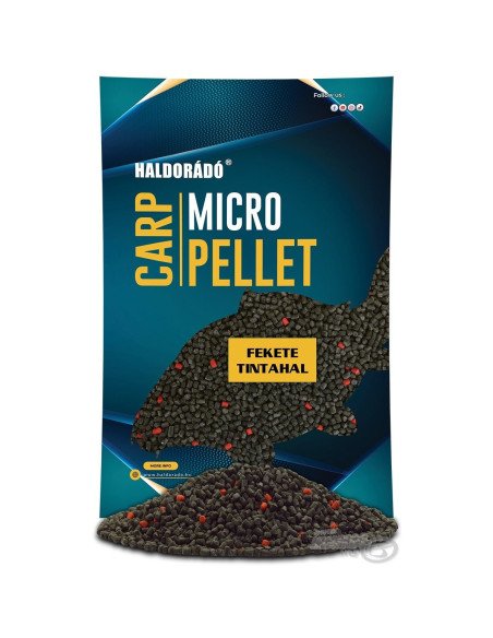 Haldorado Micro Carp Pellet Black Squid 600g 2,5mm Method Feeder Schwarz-Köder-JJ-Fishing