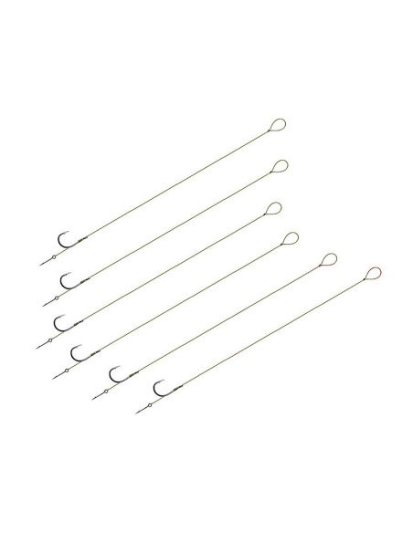 Delphin NOLIMIT Sting Größe 6 12cm 15lbs BARB Sting 7mm 6Stk. Method Feeder Vorfächer Extra Strong-Endtackle-JJ-Fishing