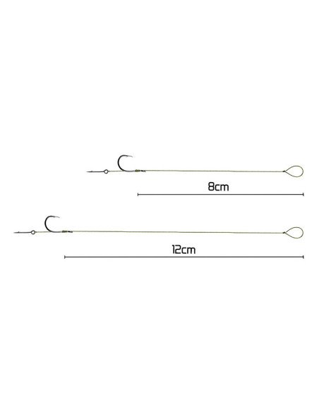 Delphin NOLIMIT Sting Größe 6 12cm 15lbs BARB Sting 7mm 6Stk. Method Feeder Vorfächer Extra Strong-Endtackle-JJ-Fishing